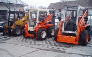 Zemné výkopové práce JCB, Locust L752, UNC060, odvoz MAN 6x6 S3, AVIA Daewo S3 5t