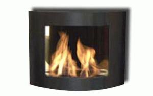 Závesný krb Toscana black 1.3 – elegantný dizajn